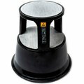 Lpd Trade LPD Trade Static Dissipative Kick Step Stool W/ 3 Conductive Spring Loaded Casters - C8000